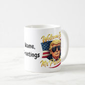 Willkommen zurück, Herr Präsident 2024 Feiern Sie Kaffeetasse (VorderseiteRechts)
