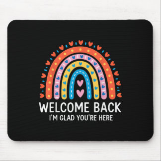Willkommen zurück, ich bin froh, dass du hier bist mousepad