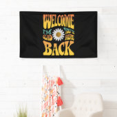 Willkommen zurück, ich bin froh, dass du hier Lehr Banner (Insitu)