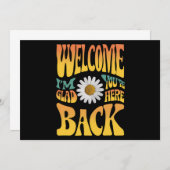 Willkommen zurück, ich bin froh, dass du hier Lehr Einladung (Vorne/Hinten)