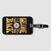 Willkommen zurück, ich bin froh, dass du hier Lehr Gepäckanhänger (Vorderseite (Horizontal))