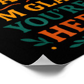 Willkommen zurück Ich bin froh, dass Sie hier ein Poster (Ecke)