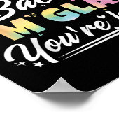 Willkommen zurück, ich bin froh, dass Sie hier sin Poster (Ecke)