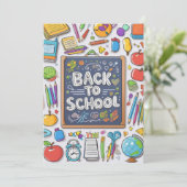 Willkommen zurück in der Schule! (Stehend Vorderseite)