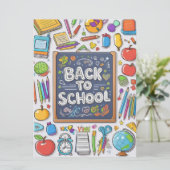 Willkommen zurück in der Schule! (Stehend Vorderseite)