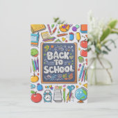 Willkommen zurück in der Schule! (Stehend Vorderseite)