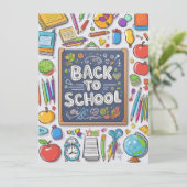 Willkommen zurück in der Schule! (Stehend Vorderseite)