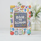 Willkommen zurück in der Schule! (Stehend Vorderseite)