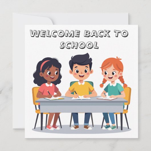 Willkommen zurück in der Schule (Vorderseite)