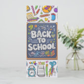 Willkommen zurück in der Schule! (Stehend Vorderseite)