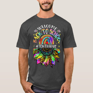 Willkommen zurück in der Schule 10. Klasse Tie Dye T-Shirt