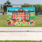 Willkommen zurück in der Schule Banner (Insitu)