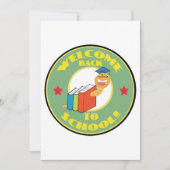 Willkommen zurück in der Schule Einladung (Vorderseite)