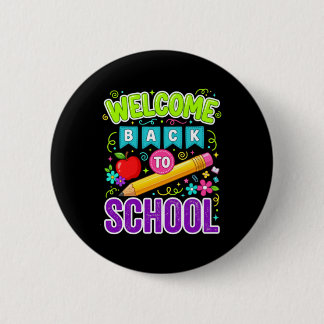 Willkommen zurück in der Schule Erster Schultag Button