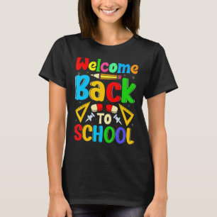 Willkommen Zurück In Der Schule Erster Schultag Le T-Shirt