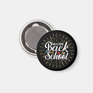 Willkommen zurück in der Schule Erster Schultag Magnet