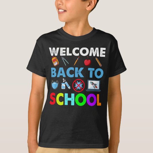 Willkommen zurück in der Schule - Funny Teacher Zu T-Shirt (Vorderseite)