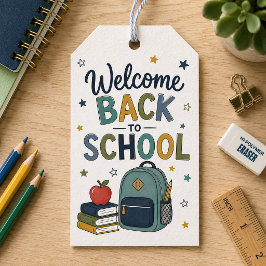 Willkommen zurück in der Schule Geschenkanhänger