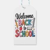 Willkommen zurück in der Schule Geschenkanhänger (Rückseite)