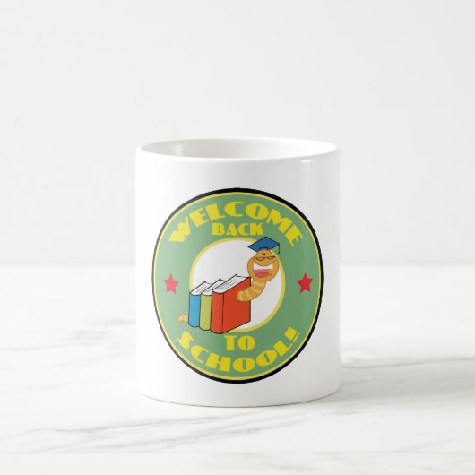 Willkommen zurück in der Schule Kaffeetasse (Mittel)