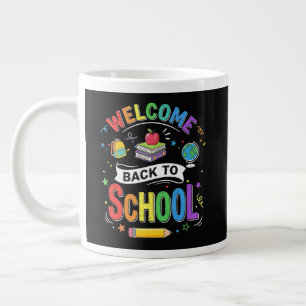 Willkommen zurück in der Schule Kinder Lehrer Erst Jumbo-Tasse
