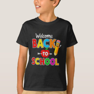 Willkommen Zurück In Der Schule Lehrer Schüler Ers T-Shirt