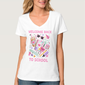 Willkommen zurück in der Schule Lehrer T-Shirt