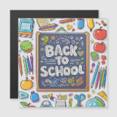 Willkommen zurück in der Schule! Magnetkarte (Vorne/Hinten)