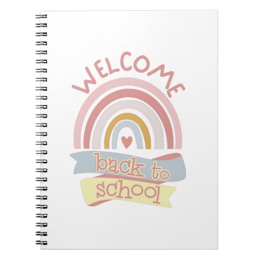 Willkommen zurück in der Schule Notizblock (Vorderseite)