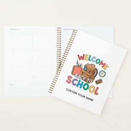 WILLKOMMEN ZURÜCK IN DER SCHULE PLANER