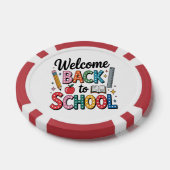 Willkommen zurück in der Schule Pokerchips (Einzeln)