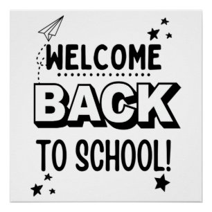 Willkommen zurück in der Schule! Poster
