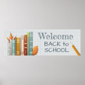 Willkommen zurück in der Schule Poster (Vorne)