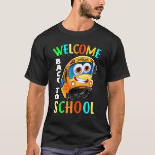 Willkommen Zurück In Der Schule  Schulbusfahrer Mä T-Shirt
