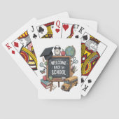 Willkommen zurück in der Schule Spielkarten (Rückseite)
