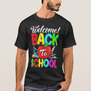 Willkommen zurück in der Schule Süße Lehrer Schül T-Shirt