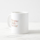 Willkommen zurück Lehrer Kaffeetasse (Vorderseite Links)