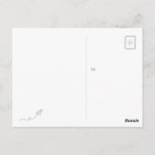 Willkommen Zurück (vertikal) - Postkarte (Rückseite)