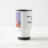 Willkommen zurück von Afghanistan Reisebecher (Mittel)