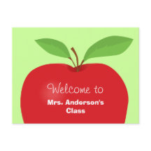 Willkommen zurück von der Postkarte des Lehrers