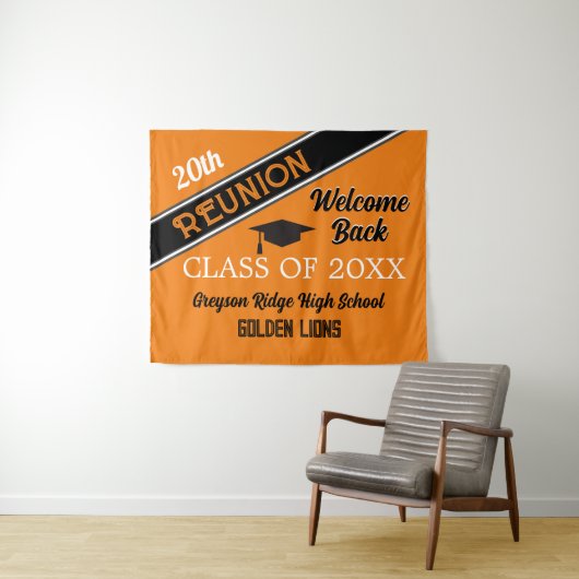 Willkommen zurück! Wiedersehen Wandteppich (Beispiel (Horizontal))