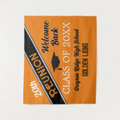 Willkommen zurück! Wiedersehen Wandteppich (Vorderseite)