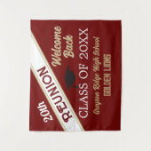 Willkommen zurück! Wiedersehen Wandteppich (Vorderseite)