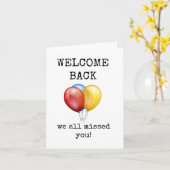 Willkommen zurück, wir alle haben Ihre Karte verpa (Gelbe Blume)