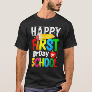 Willkommen zurück zu den Schulkindern am ersten Sc T-Shirt
