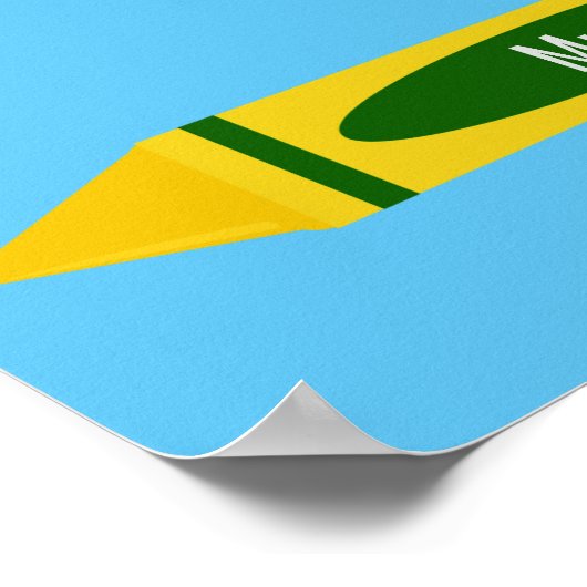 Willkommen zurück zu den Schulkrippen auf blauem P Poster (Ecke)