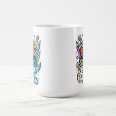 Willkommen zurück zu School Fun Art Design Kaffeetasse (Mittel)