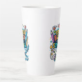 Willkommen zurück zu School Fun Art Design Milchtasse (Vorderseite)