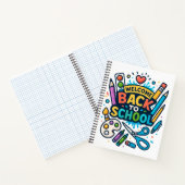 Willkommen zurück zu School Fun Art Design Notizblock (Innenseite)