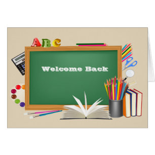 Willkommen zurück zu Schulekreide-Brett